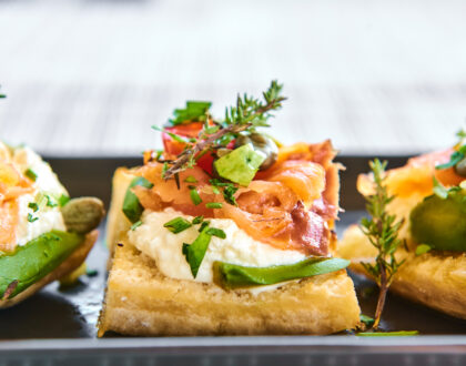 If you like smoked salmon, you are bound to love this for a starter!