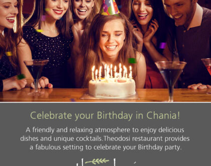 Celebrate your Birthday in Chania