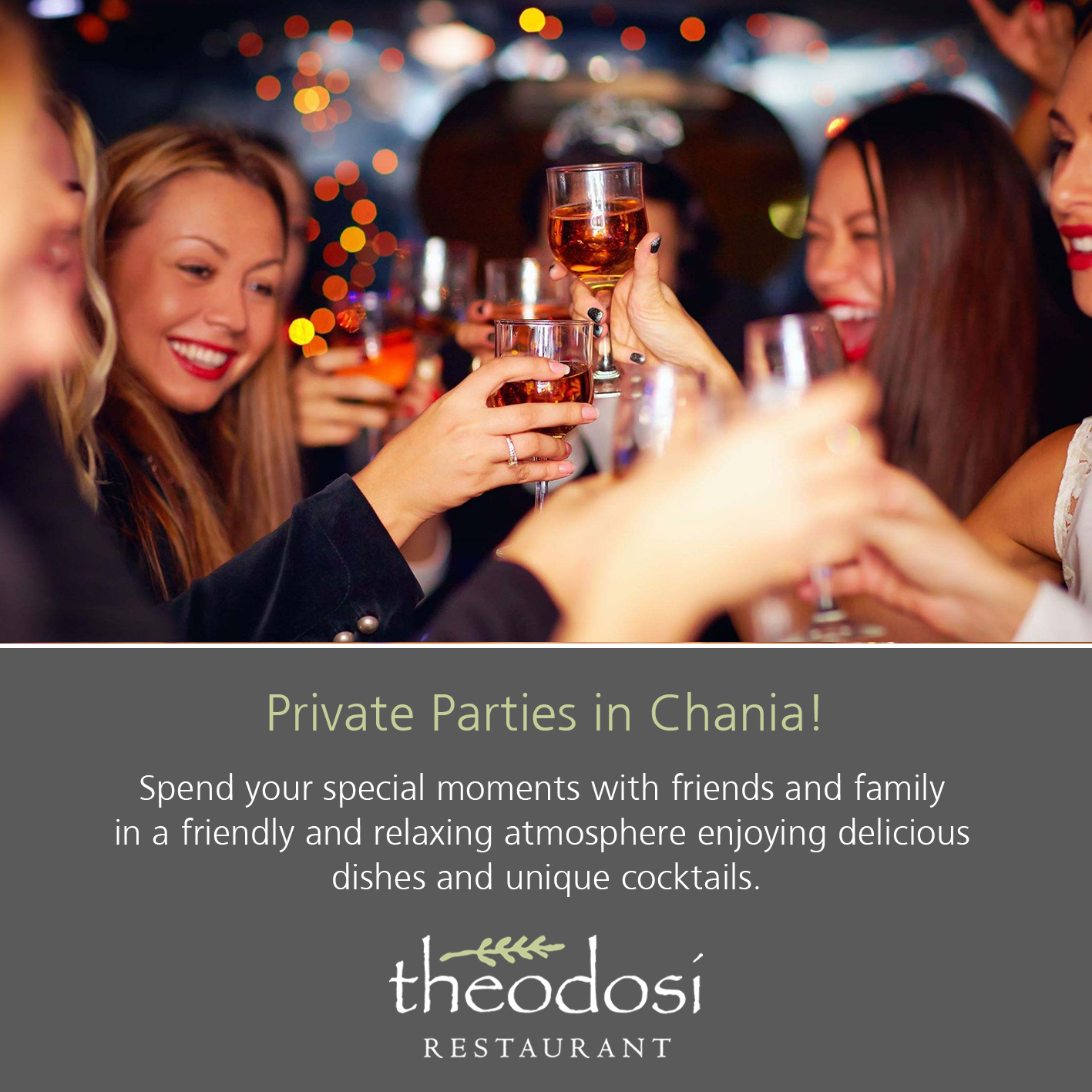 (English) Private Parties in Chania!