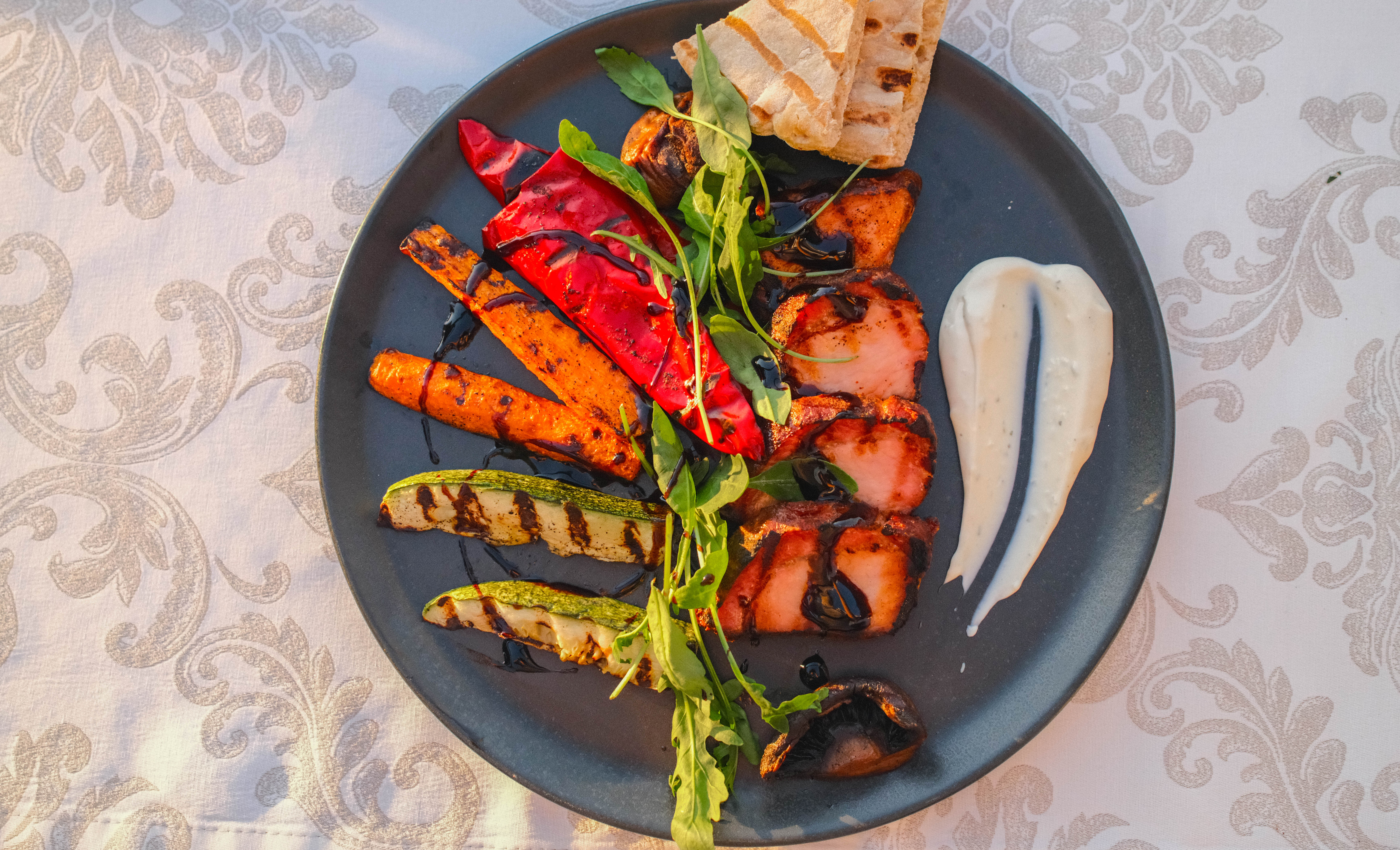 Smoked apaki pork — marinated, tender, and full of Crete’s rustic flavors.